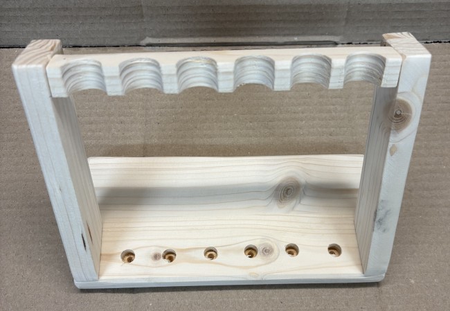 Présentoire 6 couteaux en sapin