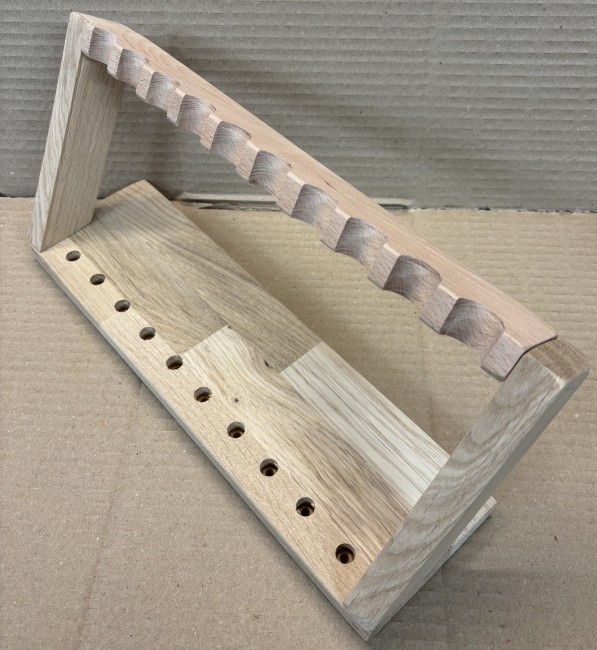 support 10 couteaux vertical Chêne support 10 couteaux vertical Chênee