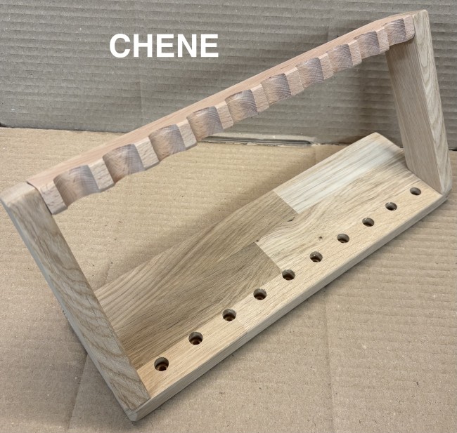 support 10 couteaux vertical Chêne support 10 couteaux vertical Chêne