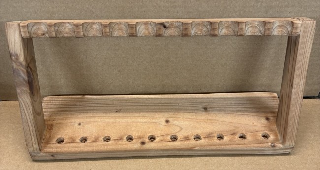 support vertical 6 couteaux en sapin vieilli support vertical 6 couteaux en sapin vieilli