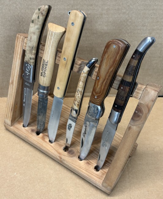 support vertical 6 couteaux