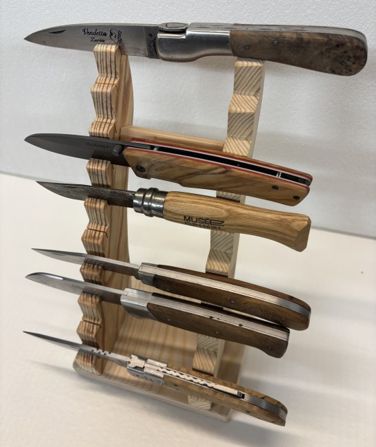 support 10 couteaux à poser en sapin naturel support 10 couteaux à poser en sapin naturel