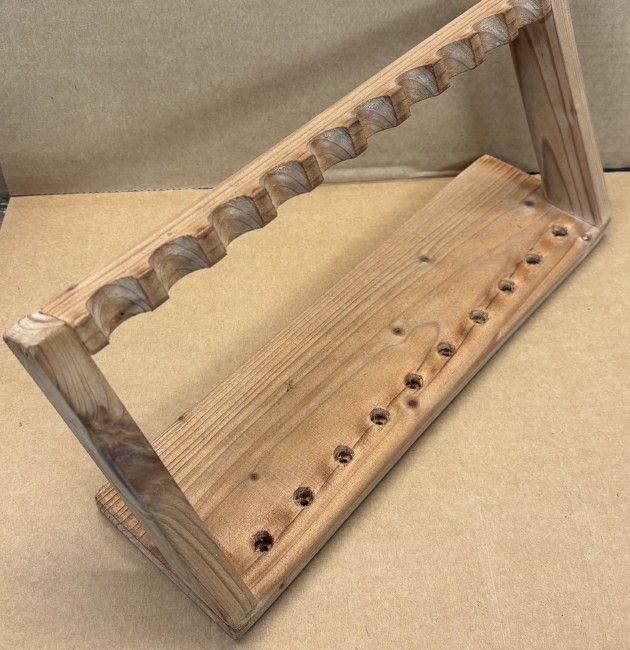 support vertical 6 couteaux en sapin vieilli support vertical 6 couteaux en sapin vieilli