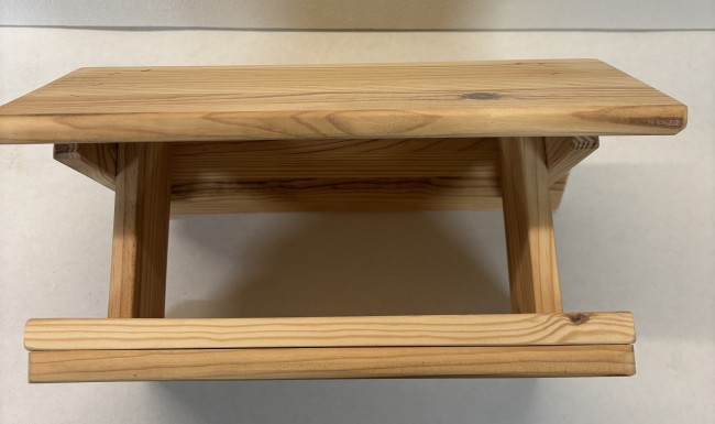 Mangeoir pour oiseaux en sapin massif