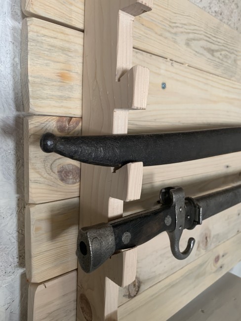 6 baionnettes sapin naturel 6 baionnettes sapin naturel