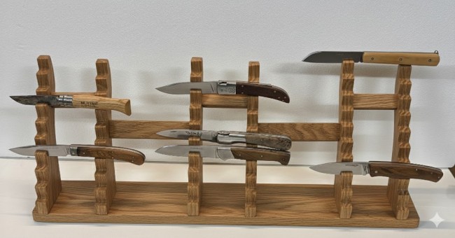 30 couteaux en chene