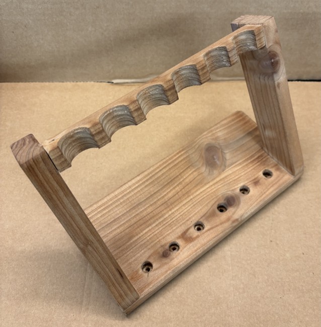 support vertical 6 couteaux