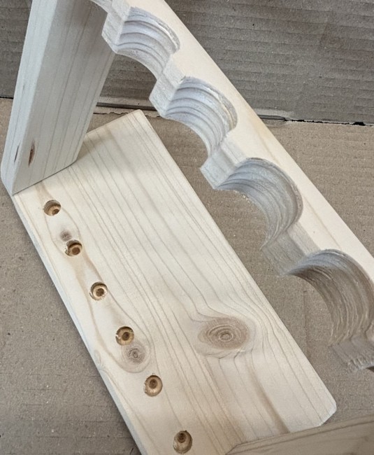 Support 10 couteaux vertical sapin Support 10 couteaux vertical sapin