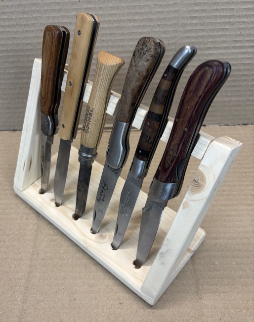 Support 10 couteaux vertical sapin Support 10 couteaux vertical sapin