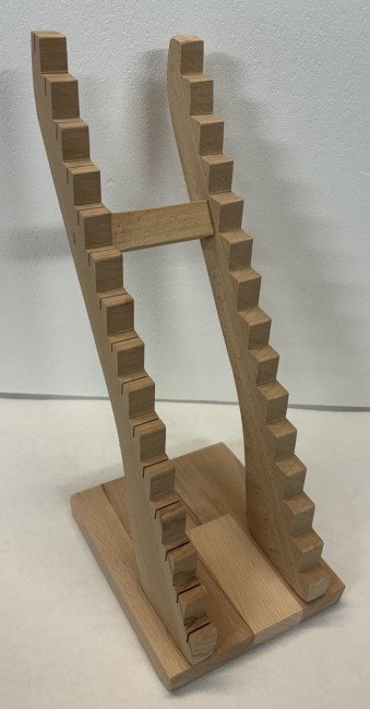 Présentoir 15 couteaux oblique bois de Hêtre