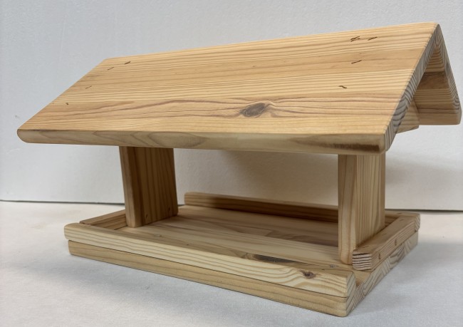 Mangeoir pour oiseaux en sapin massif