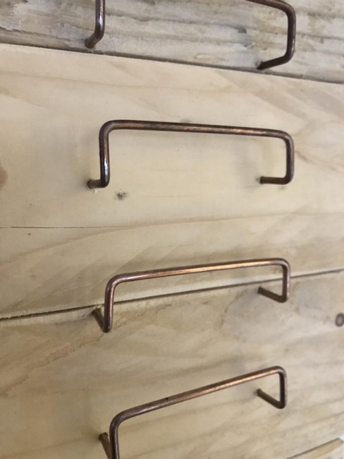 11 couteaux support métal Bouleau