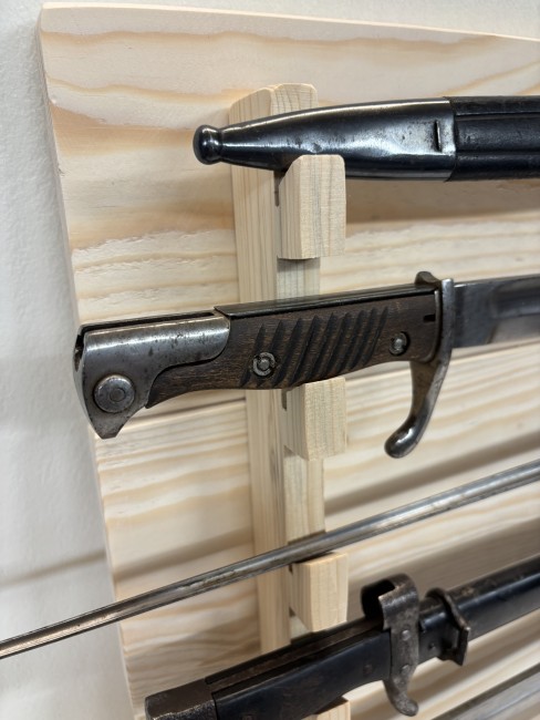 6 BAIONNETES a poser SAPIN BRUT