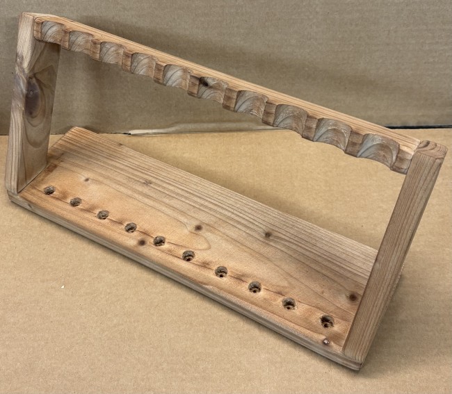 support vertical 6 couteaux en sapin vieilli support vertical 6 couteaux en sapin vieilli