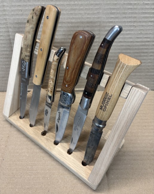 6 couteaux chene vertical