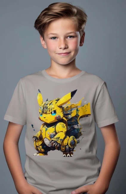 T-shirt garçon Gris