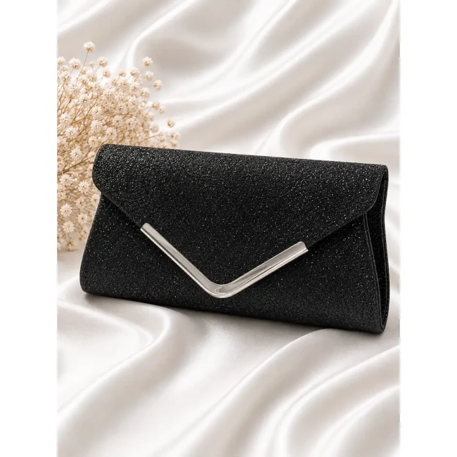 Pochette enveloppe noir