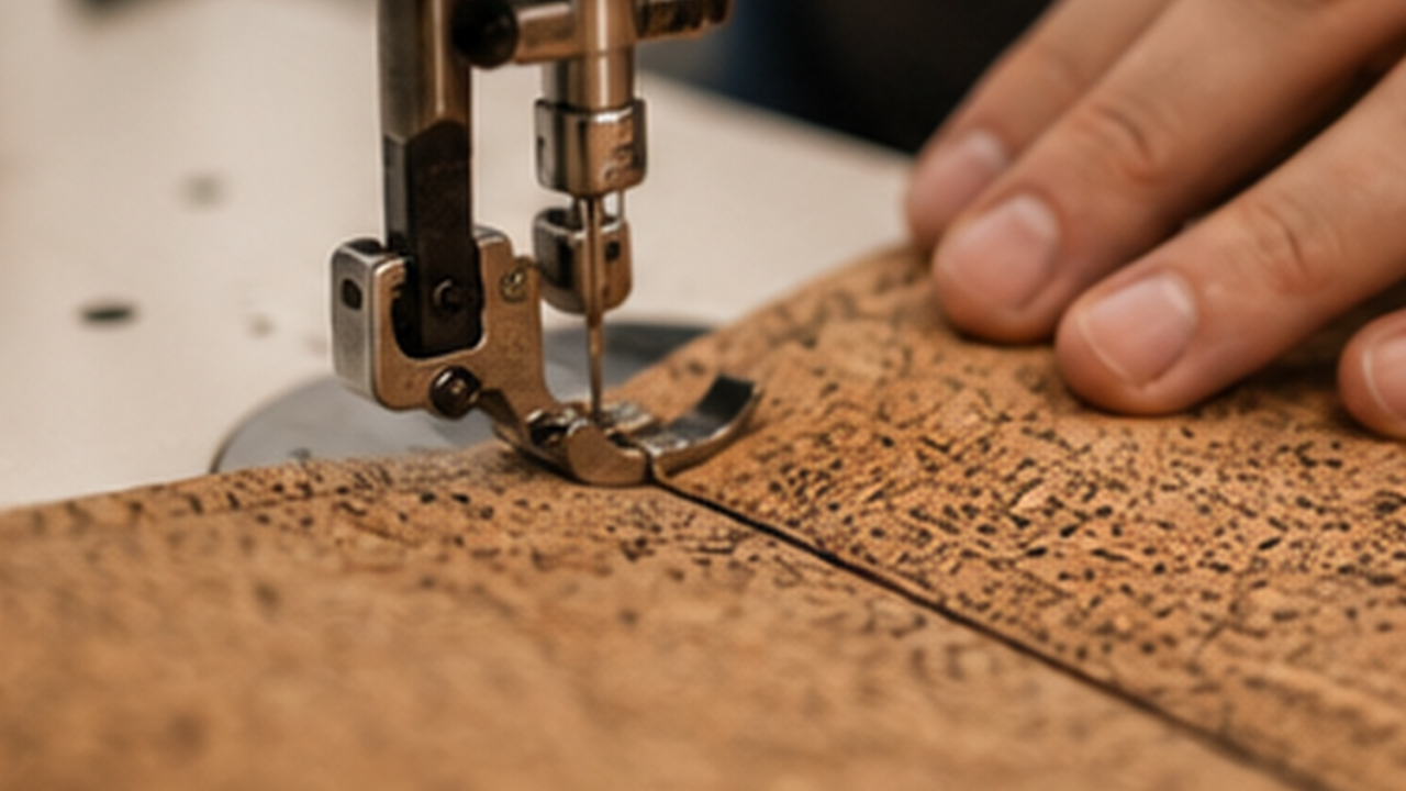 Création artisanale en tissu de liège dans l'univers de la Maison Casaval