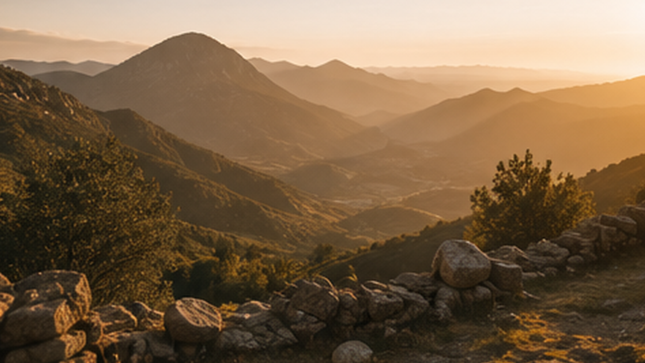 Paysage naturel baigné de lumière évoquant les engagements de la Maison Casaval