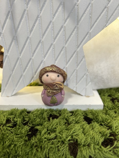 Miette, la rêveuse des bois- Les petits compagnons de Noël - Décoration de sapin artisanale