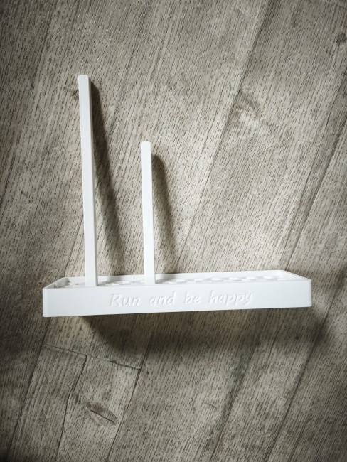 support flasque blanc