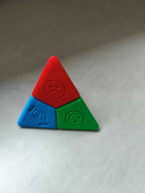 tetra'aide pointe rouge solide imprimé en 3d