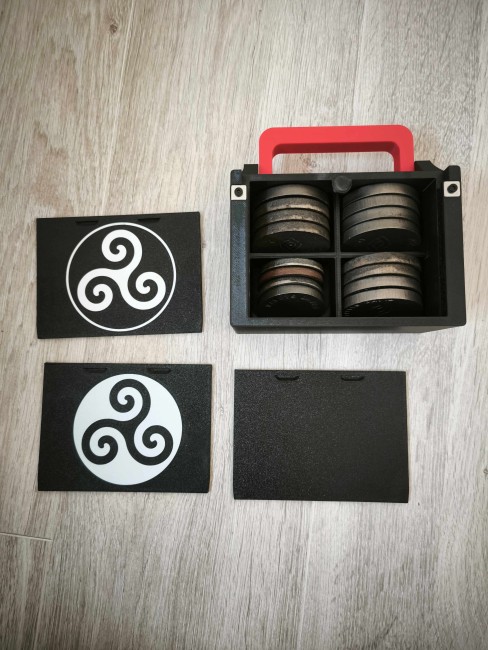 rangement pour 16 palets breton triskell