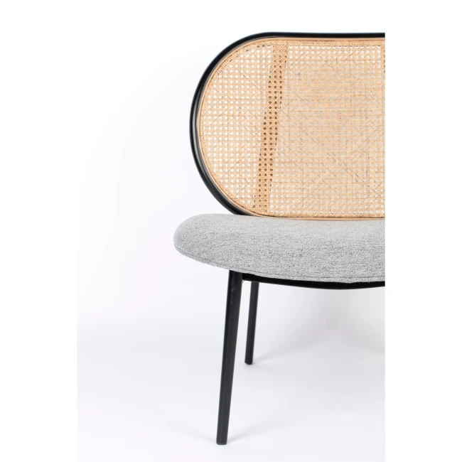 Fauteuil Spike naturel/gris — Vue du produit 7 Fauteuil Spike naturel/gris. Vue du produit 7.