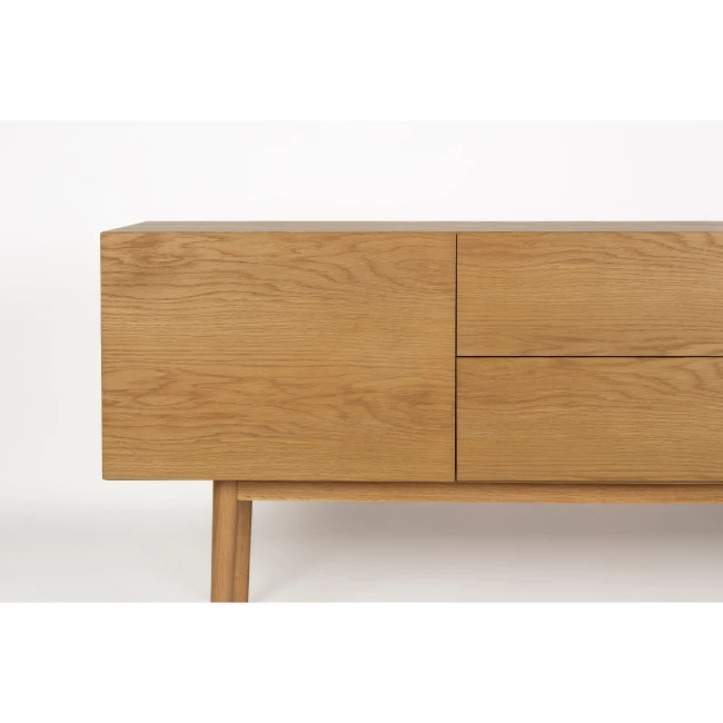 Buffet High On bois 2 tiroirs, 2 portes — Vue du produit 5 Buffet High On bois 2 tiroirs, 2 portes. Vue du produit 5.