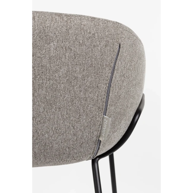 Lot de 2 tabourets de bar Feston 76 cm gris — Vue du produit 7 Lot de 2 tabourets de bar Feston 76 cm gris. Vue du produit 7.