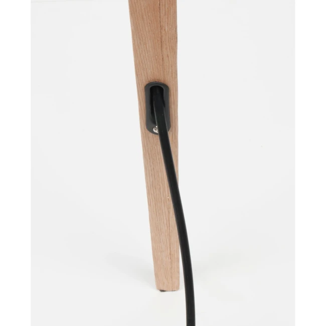 Lampadaire Tripod bois noir — Vue du produit 4 Lampadaire Tripod bois noir. Vue du produit 4.