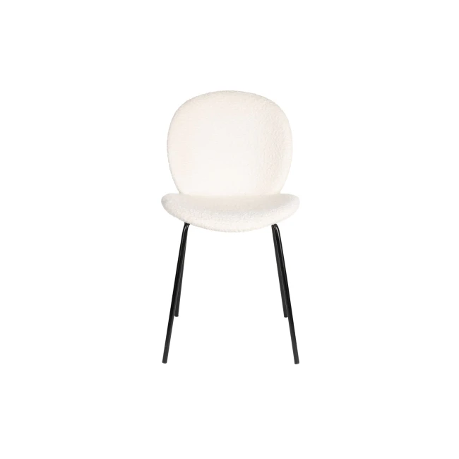 Lot de 2 chaises Bonnet blanc cassé — Vue du produit 3 Lot de 2 chaises Bonnet blanc cassé. Vue du produit 3.