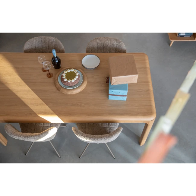 Table de repas Oever 180 cm naturel — Zuiver. Vue du produit 10.