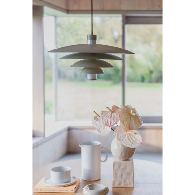 Suspension Cole beige — Vue du produit 2 Suspension Cole beige. Vue du produit 2.