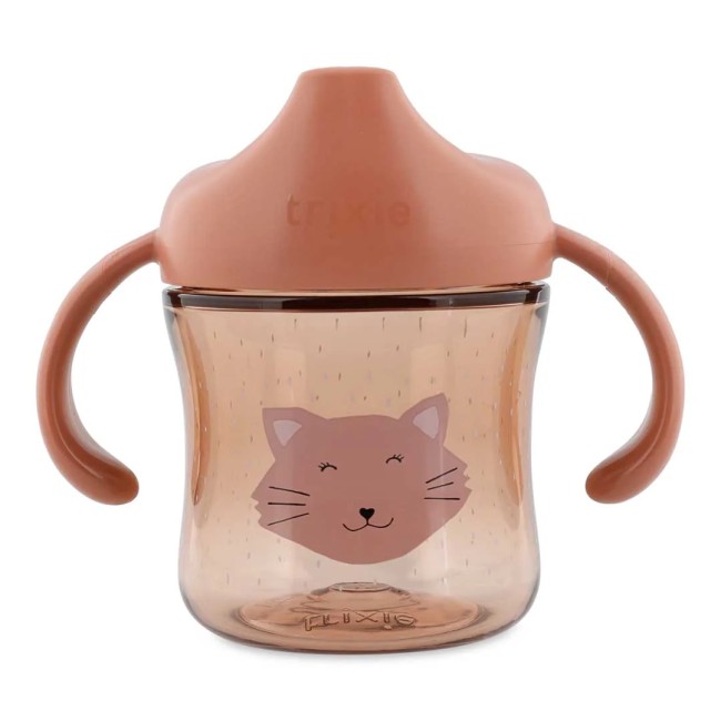 96-748-0 Tasse d’apprentissage Trixie avec poignées — Mrs. Cat — référence 96-748