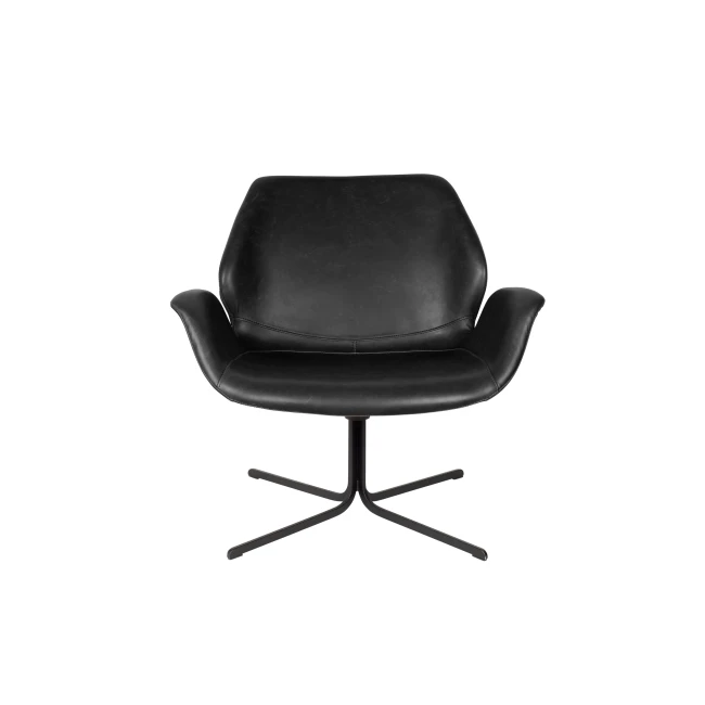 Fauteuil Nikki entièrement noir — Vue du produit 3 Fauteuil Nikki entièrement noir. Vue du produit 3.
