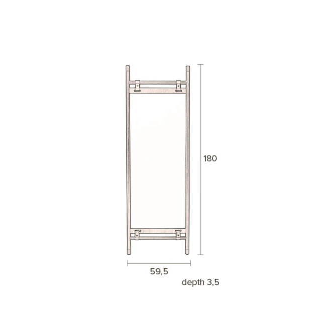 Miroir Riva — Vue du produit 6 Miroir Riva. Vue du produit 6.