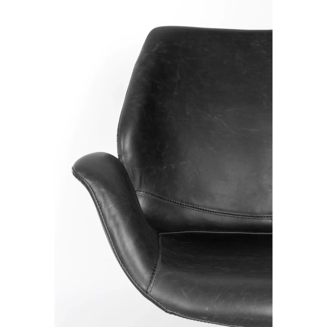 Fauteuil Nikki entièrement noir — Vue du produit 7 Fauteuil Nikki entièrement noir. Vue du produit 7.
