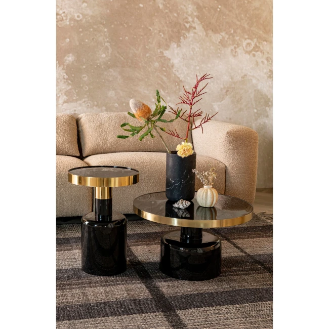 Table basse Glam noir — Vue du produit 2 Table basse Glam noir. Vue du produit 2.