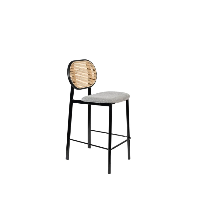 Tabouret de comptoir Spike 64,5 cm naturel/gris