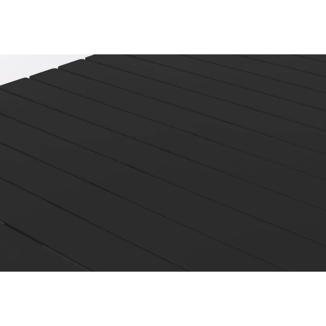 Table de jardin Vondel 214x97 noir — Zuiver — Vue du produit 6 Table de jardin Vondel 214x97 noir — Zuiver. Vue du produit 6.