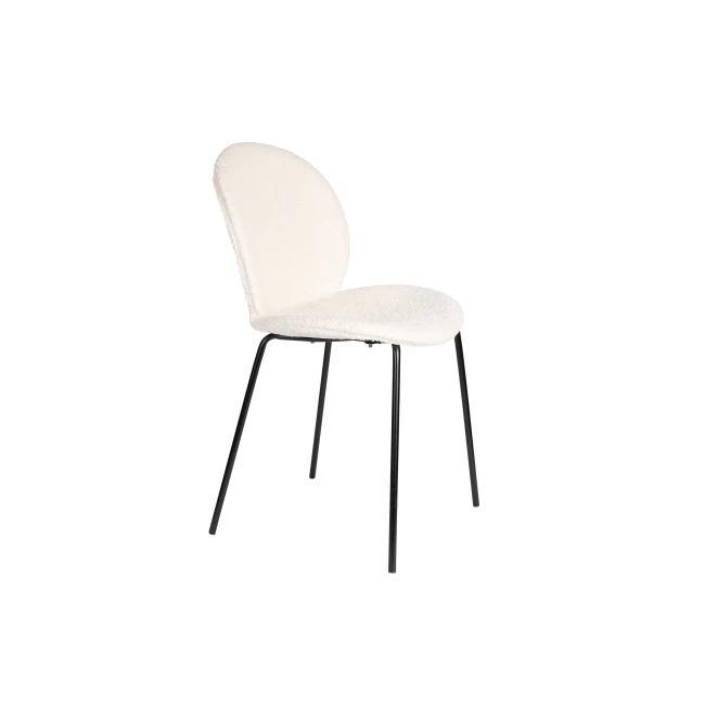 Lot de 2 chaises Bonnet blanc cassé — Vue du produit 1 Lot de 2 chaises Bonnet blanc cassé. Vue du produit 1.