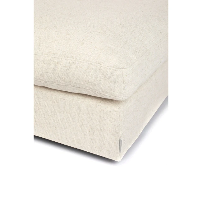 Pouf Sense crème — Vue du produit 4 Pouf Sense crème. Vue du produit 4.