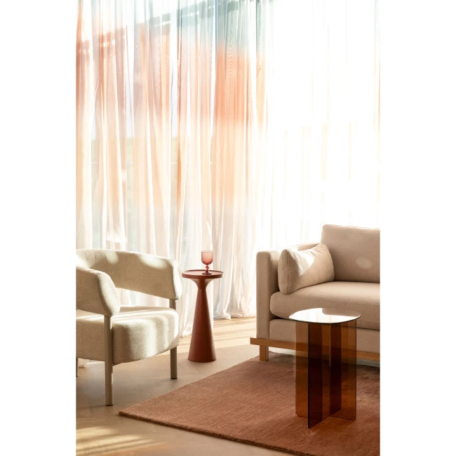 Tapis Luwte 160x230 terracotta — Vue du produit 2 Tapis Luwte 160x230 terracotta. Vue du produit 2.