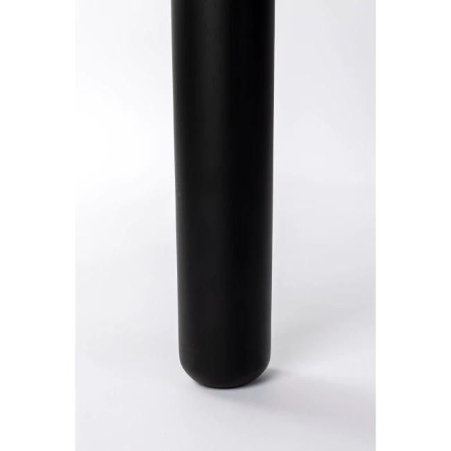 Table de repas ronde Storm noire — diamètre 128 cm — Vue du produit 8 Table de repas ronde Storm noire — diamètre 128 cm. Vue du produit 8.