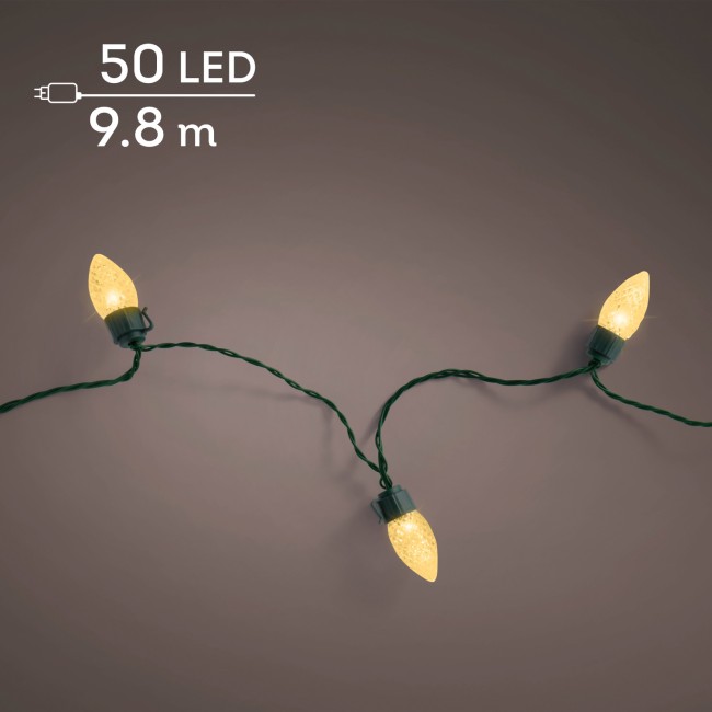 LED guirlande lampes vintage xl 8 fonctions effet clignotant extérieur