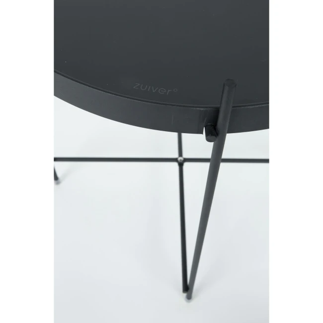 Table d’appoint Cupid S noir — Zuiver — Vue du produit 3 Table d’appoint Cupid S noir — Zuiver. Vue du produit 3.