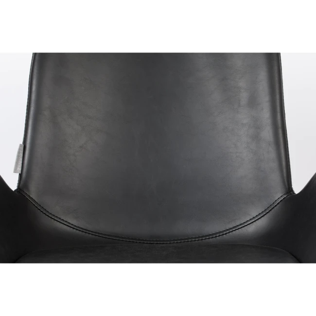 Lot de 2 chaises Brit LL noir avec accoudoirs — Vue du produit 8 Lot de 2 chaises Brit LL noir avec accoudoirs. Vue du produit 8.