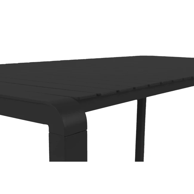 Table de jardin Vondel 214x97 noir — Zuiver — Vue du produit 5 Table de jardin Vondel 214x97 noir — Zuiver. Vue du produit 5.