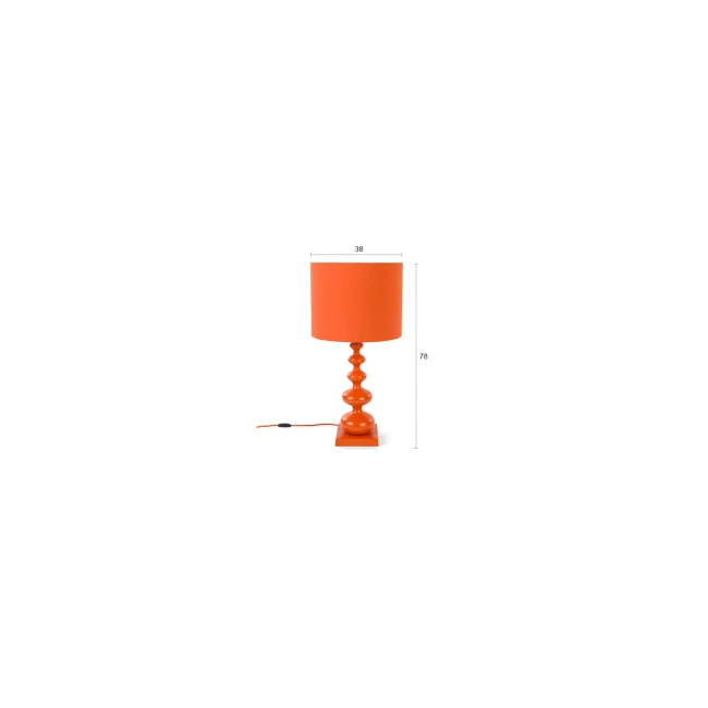 Lampe à poser When orange is King — Bold Monkey — Schéma des dimensions Lampe à poser When orange is King — Bold Monkey. Schéma des dimensions.